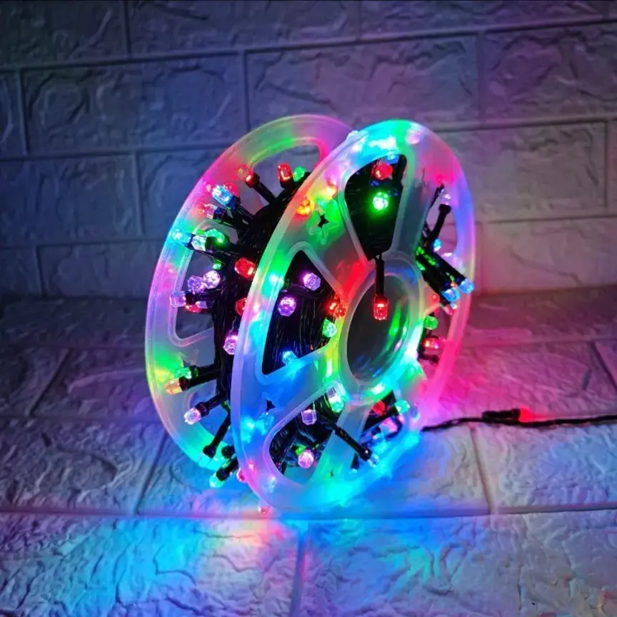 Big diamond fancy led string light 8mm pixel